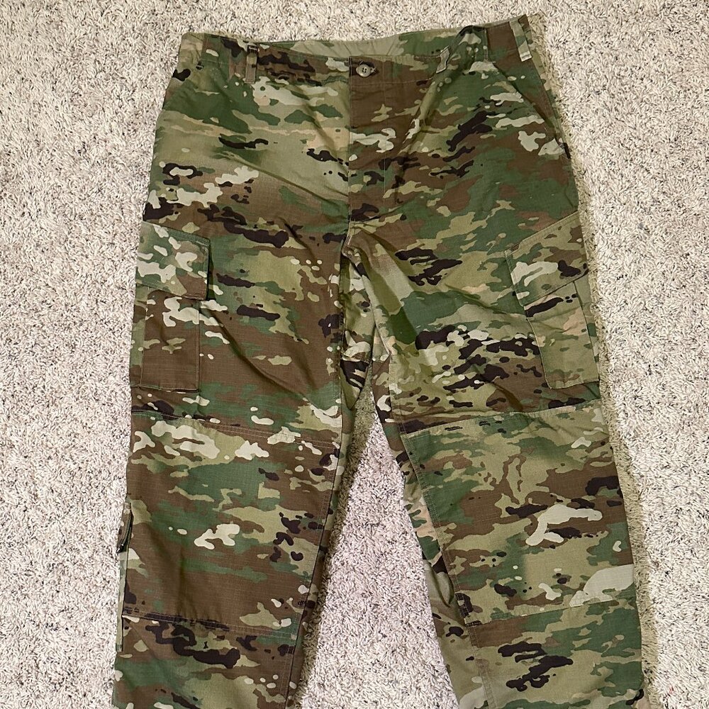 Camouflage Army Combat Uniform Trouser Pants - XL